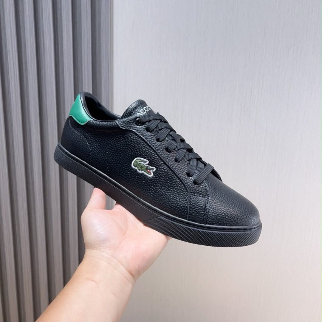 Lacoste Bőr Cipő-Fekete Zöld
