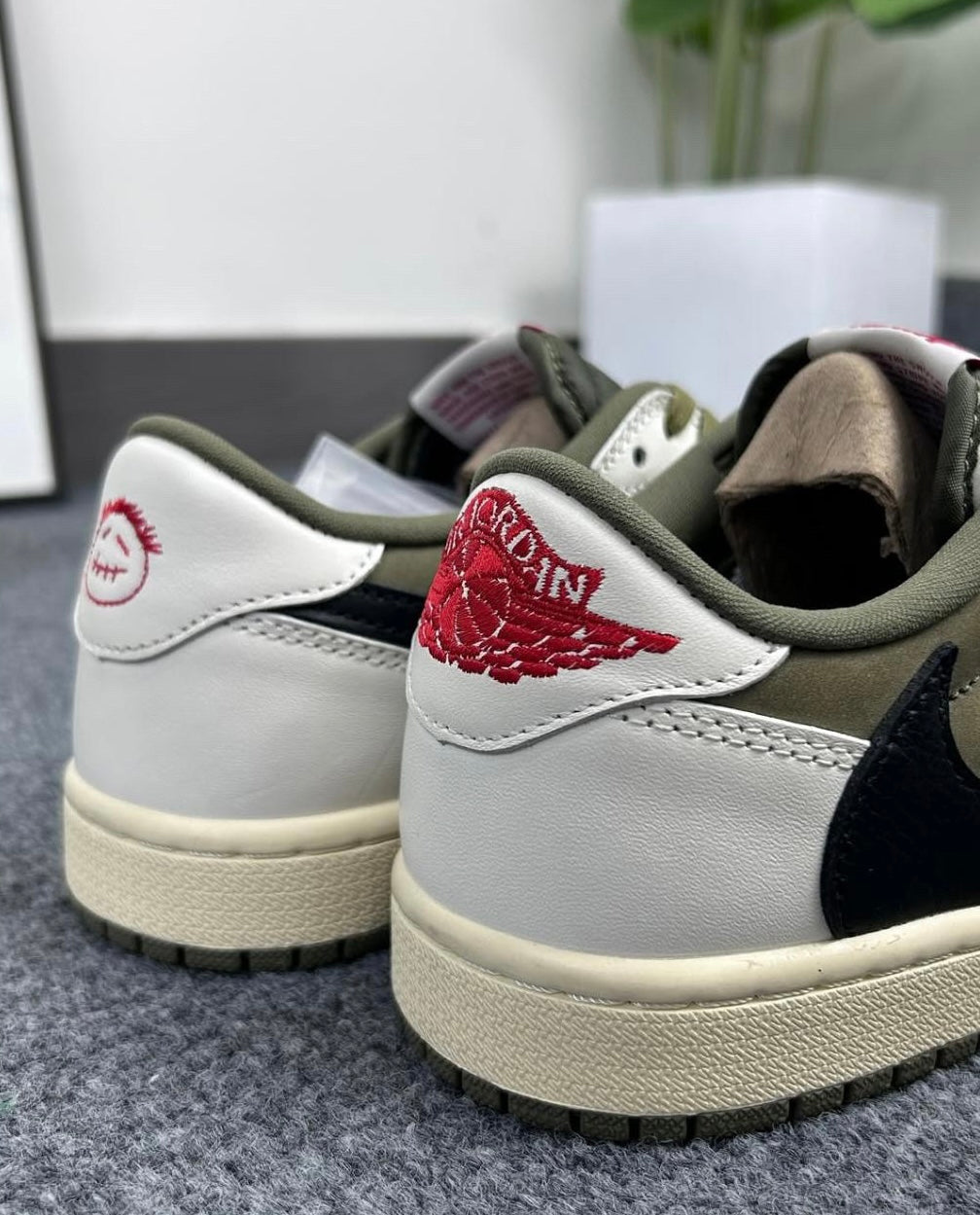 Jordan 1 Low Travis Scott Medium Olive