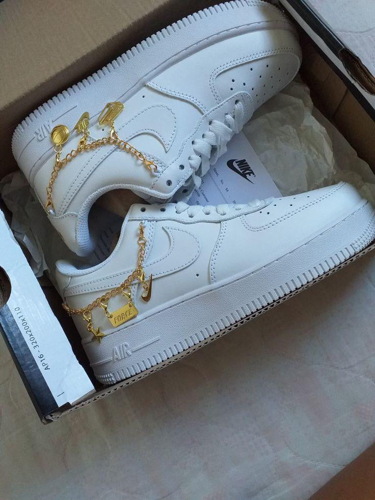 Nike Air Force 1 Triple White Láncos