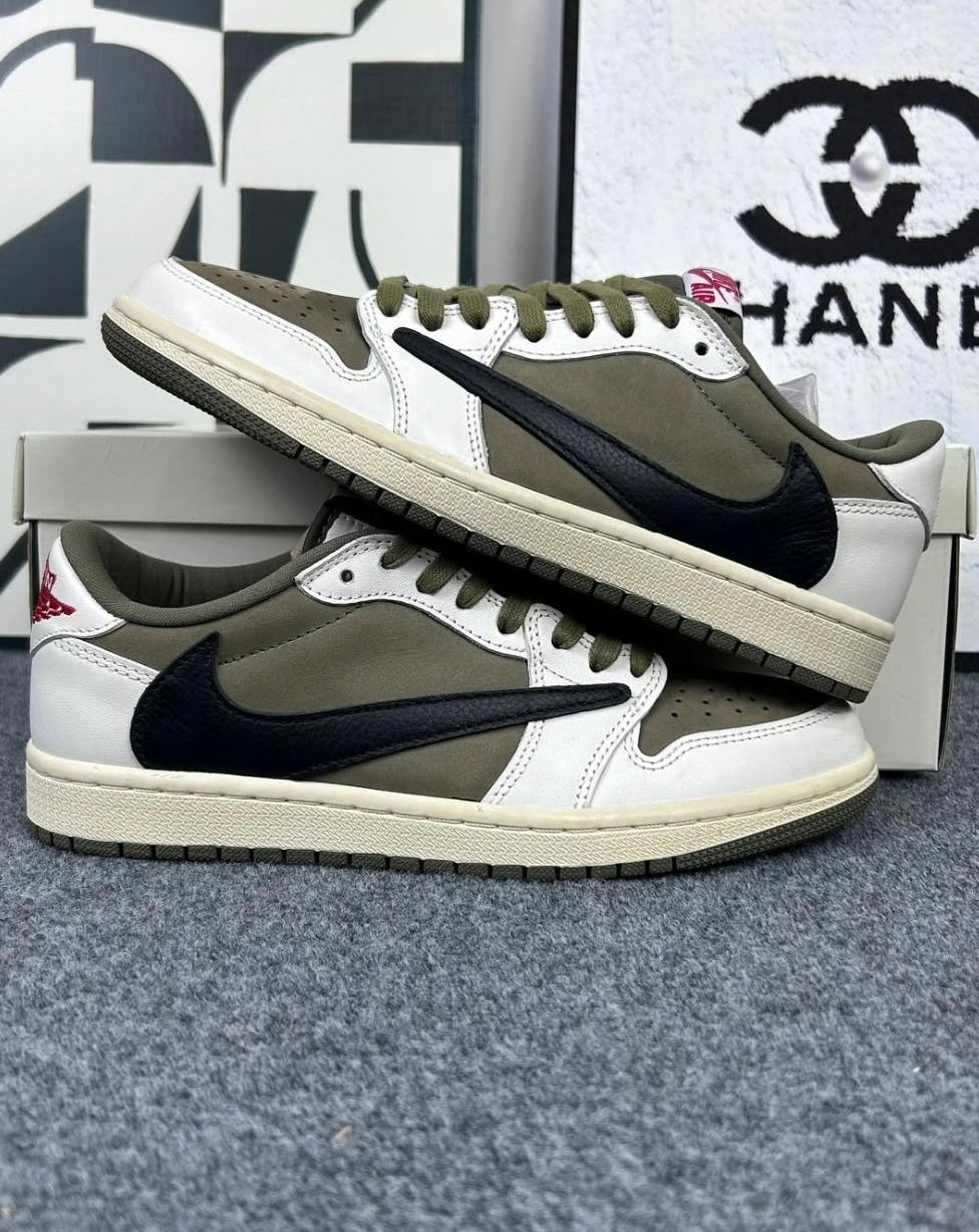 Jordan 1 Low Travis Scott Medium Olive