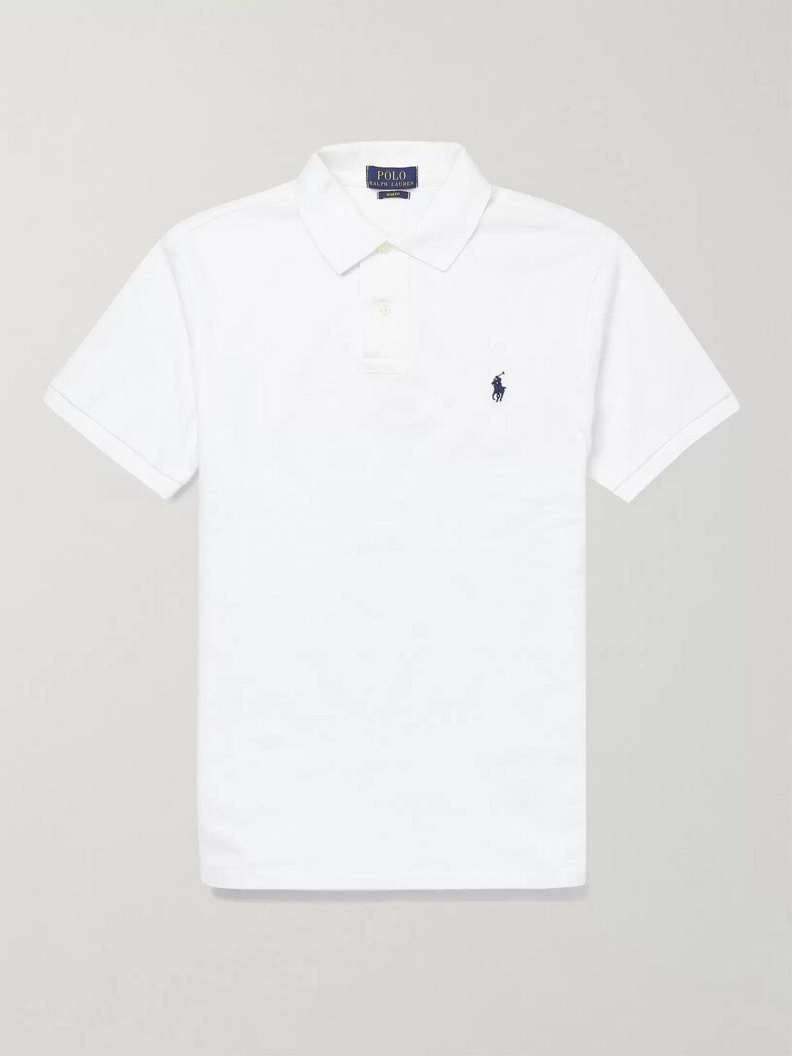 Ralph Lauren Collar t -hirt alb
