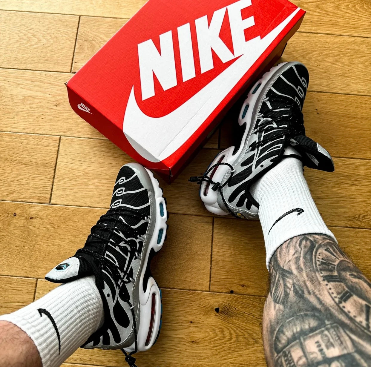 Nike Air Max Plus Lace Toggle Grey Negru