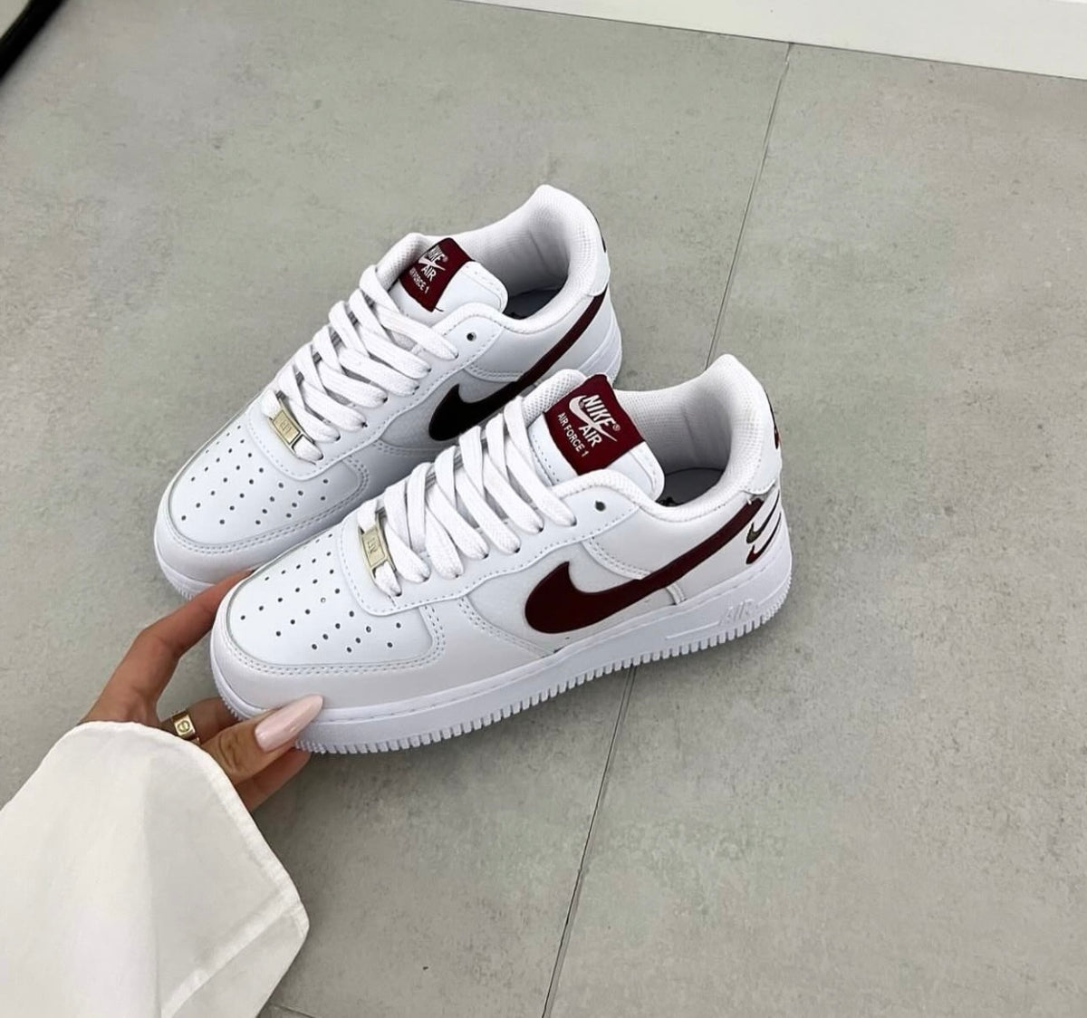 Nike Air Force 1 White Purple