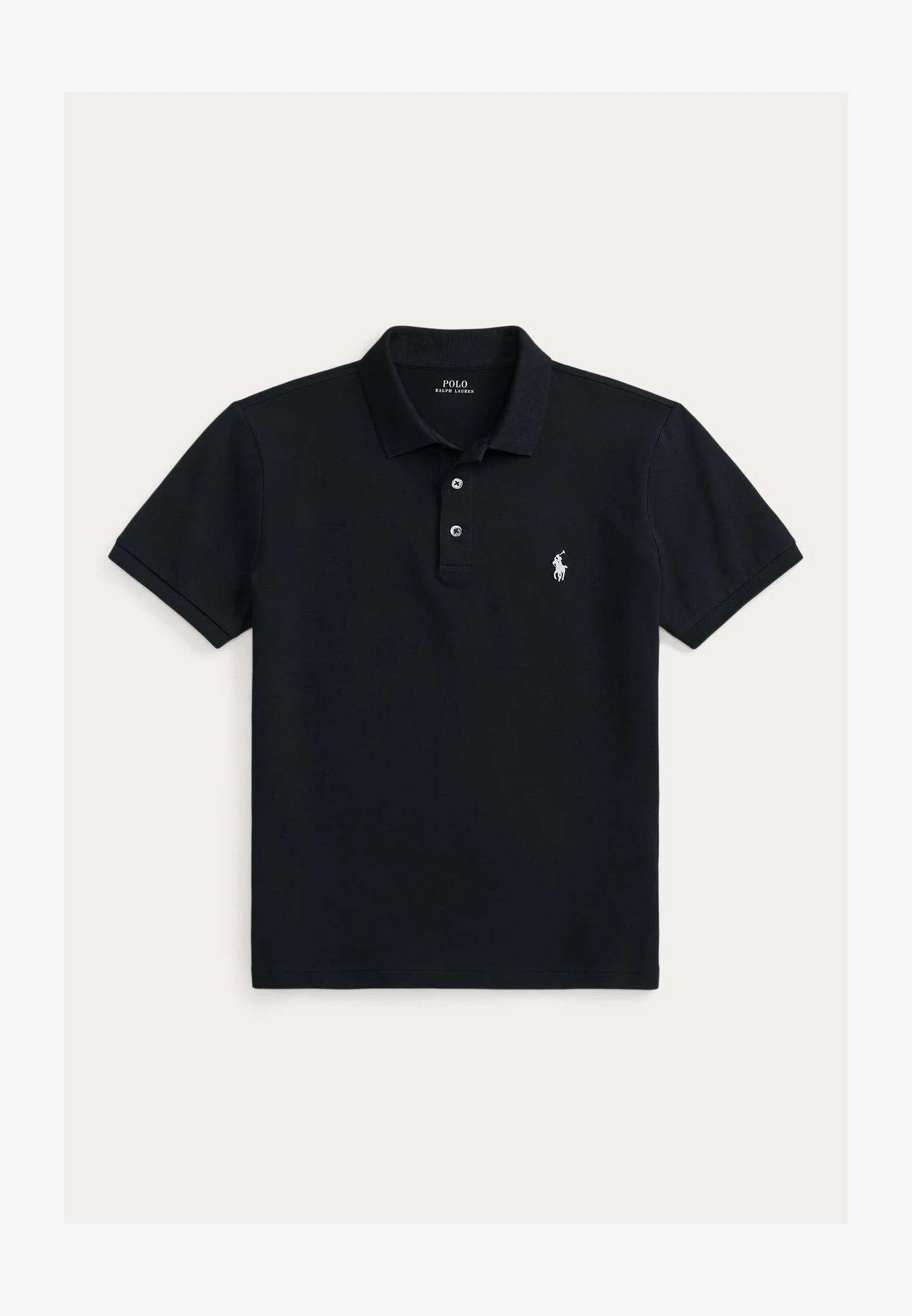 Ralph Lauren Elegáns Ing Póló-Fekete Fehér