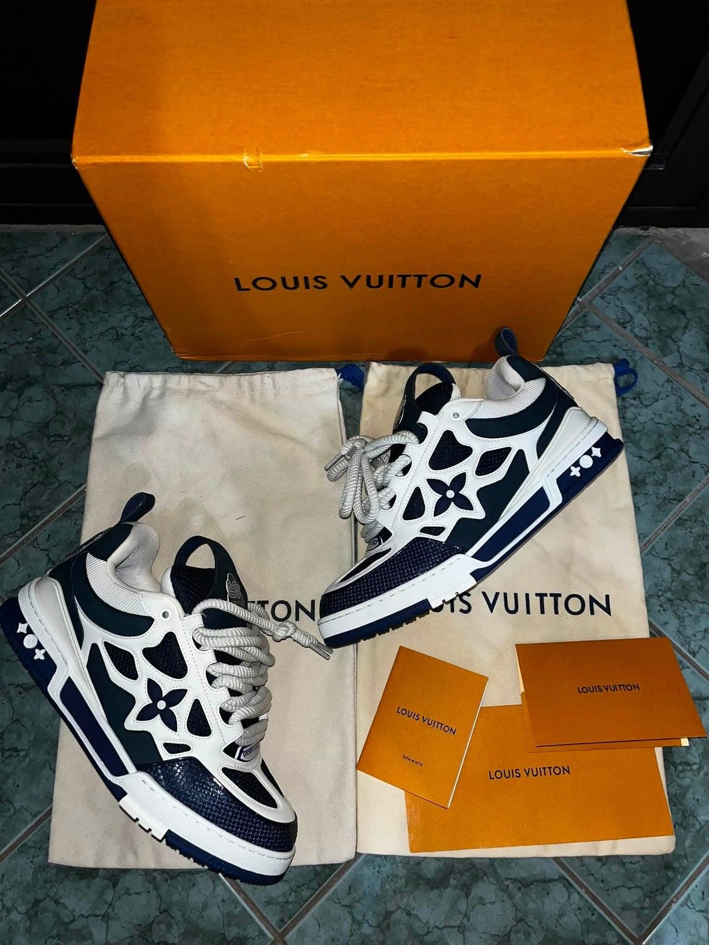 Louis Vuitton Skate Trainer Marine