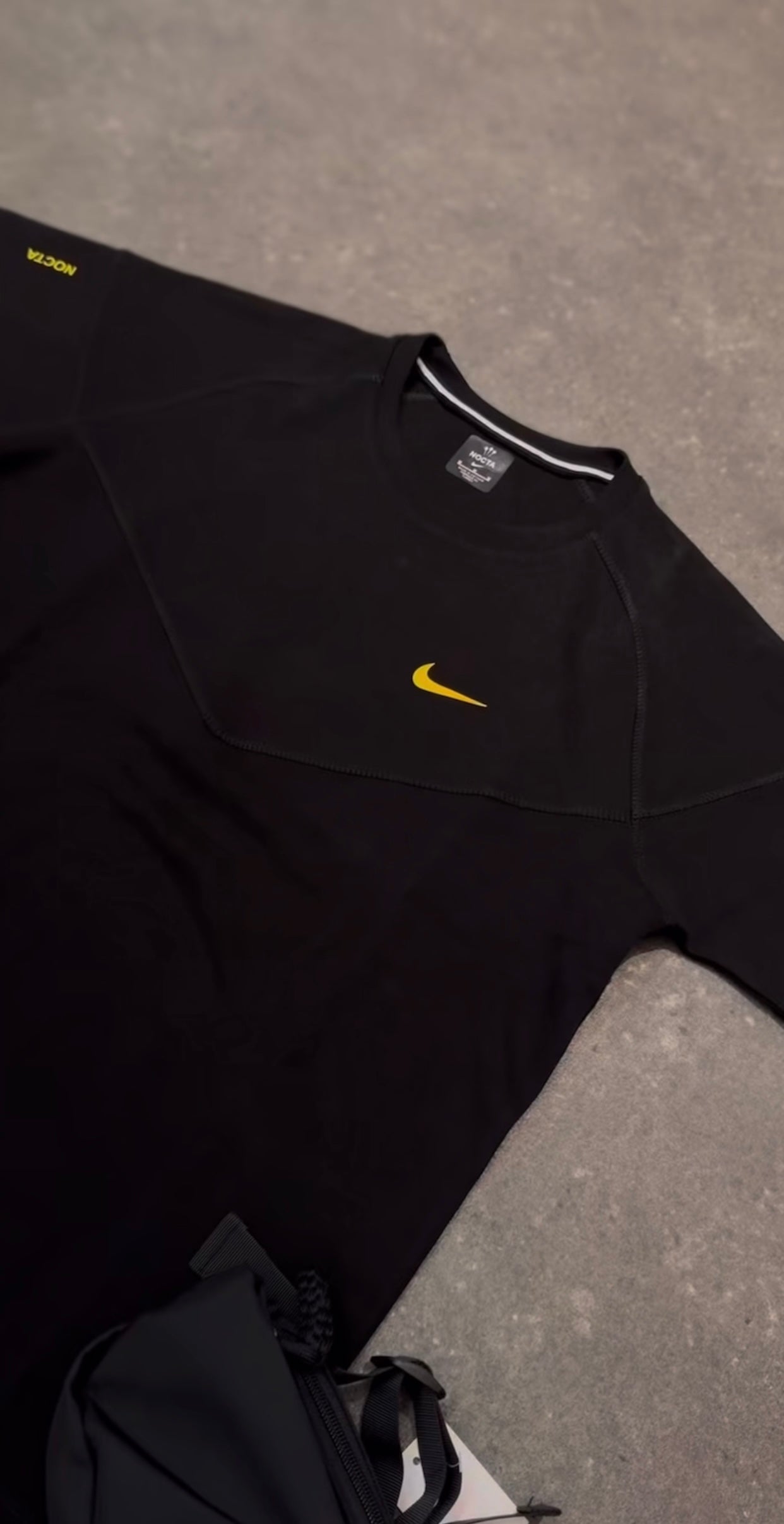 Nike Nocta Rövid Szett Fekete/Citrom