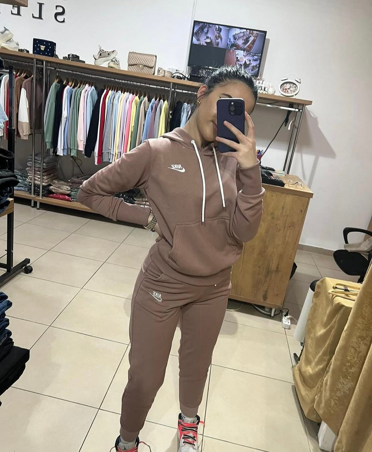 Set de agrement Nike Brown Capuchnis