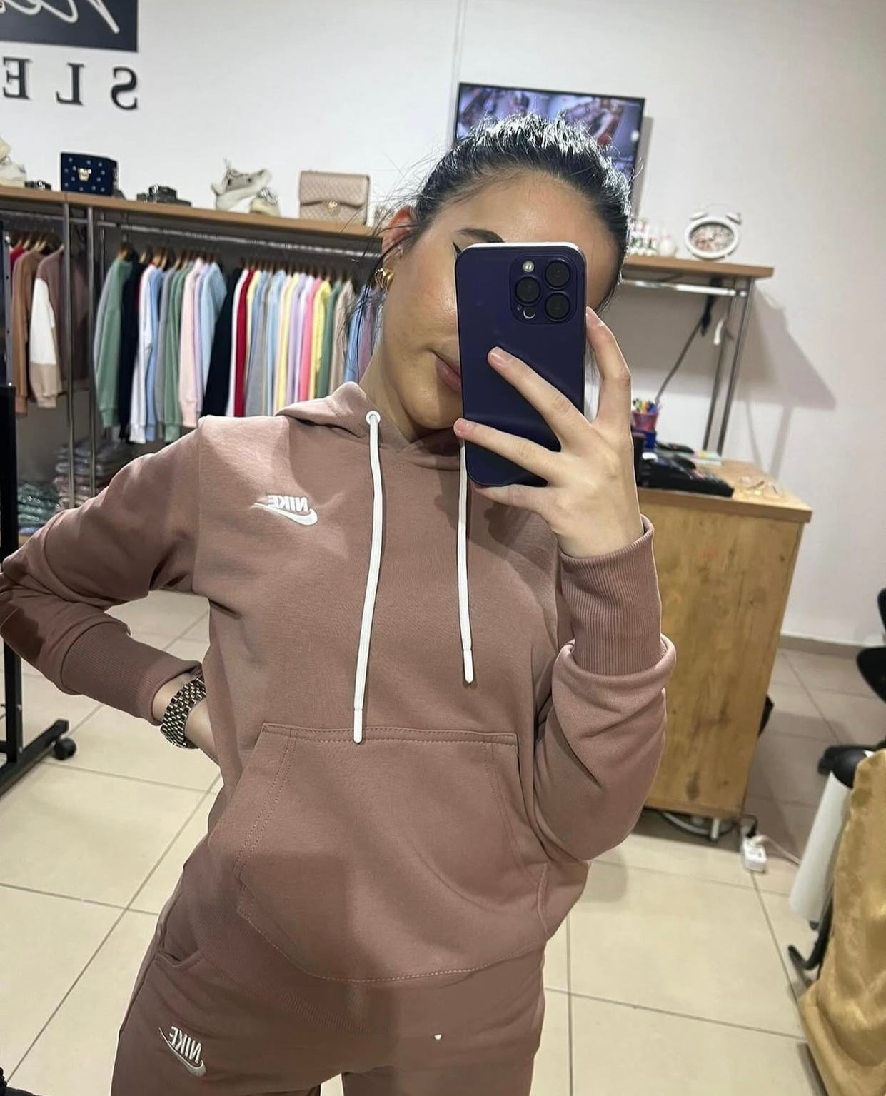 Set de agrement Nike Brown Capuchnis