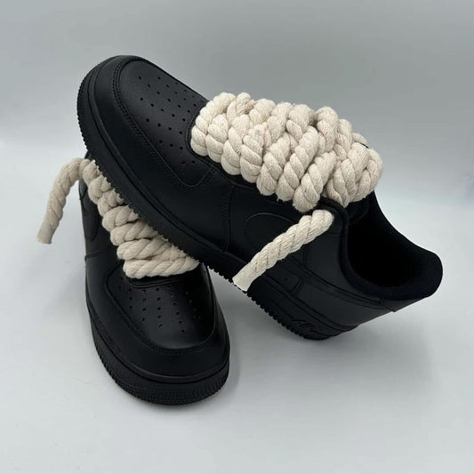 Nike Air Force 1 Rope Dantelă neagră