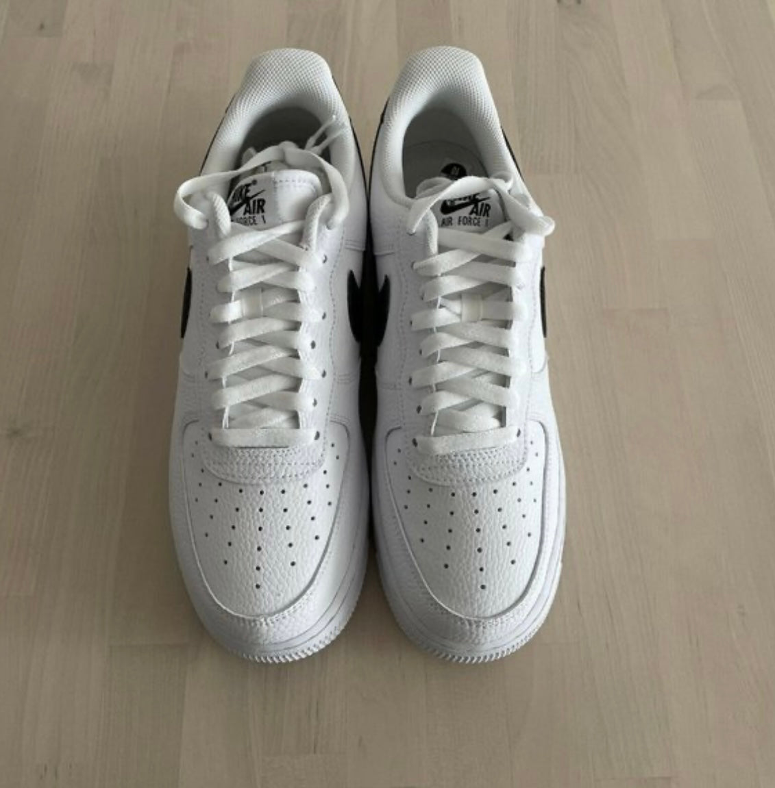Nike Air Force 1 alb-negru