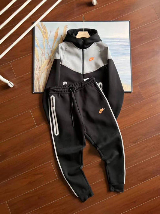 Nike Tech Fleece Szett-Grey Black Orange