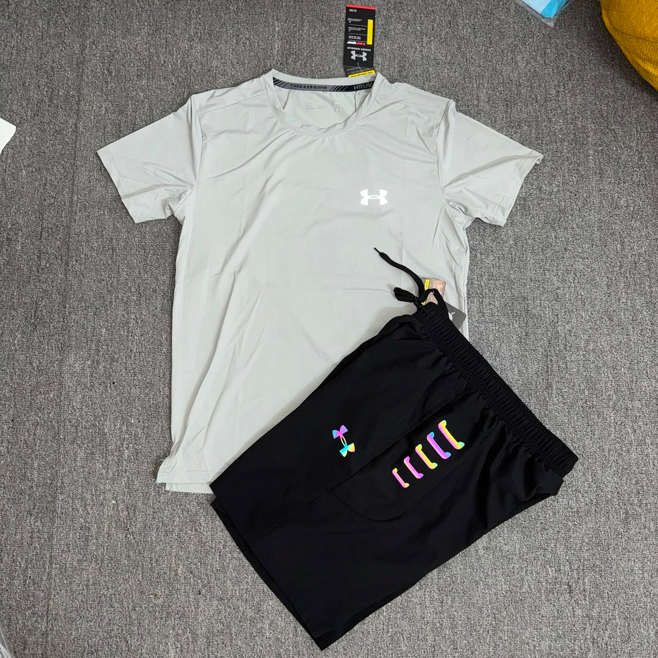 Under Armour Rövid Szett Fehér Fekete