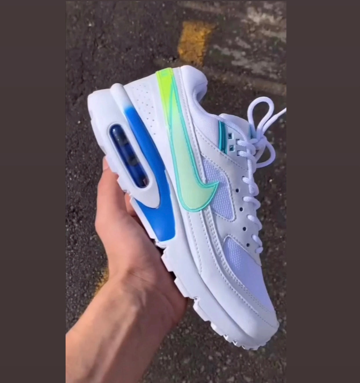 Nike Air Max BW White Neon Green
