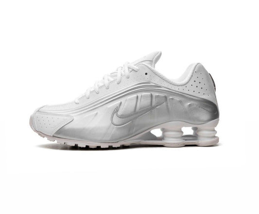 Nike Shox R4 White Silver