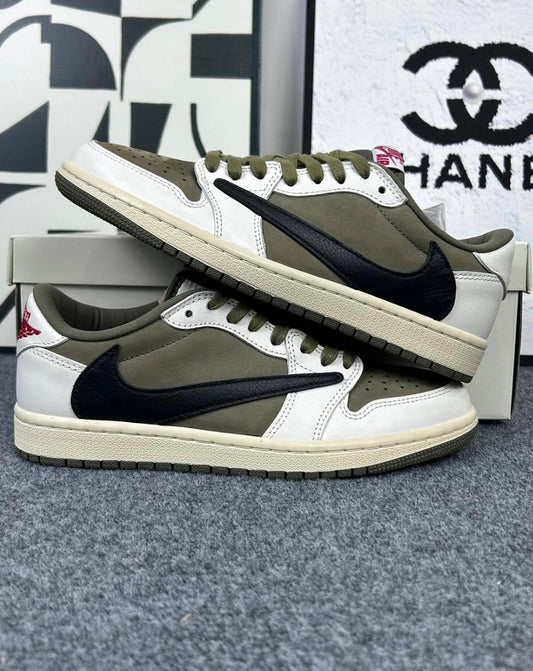 Jordan 1 Low Travis Scott Medium Olive