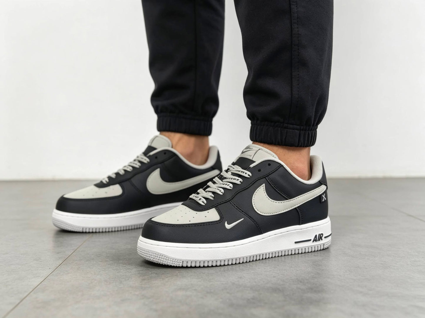 Nike Air Force 1 Black Grey
