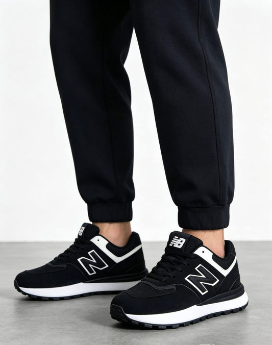 New Balance 574 Black White