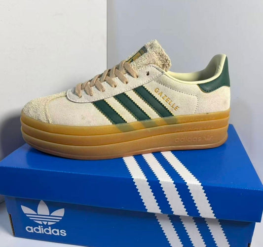 Adidas Gazelle Bold Beige Green