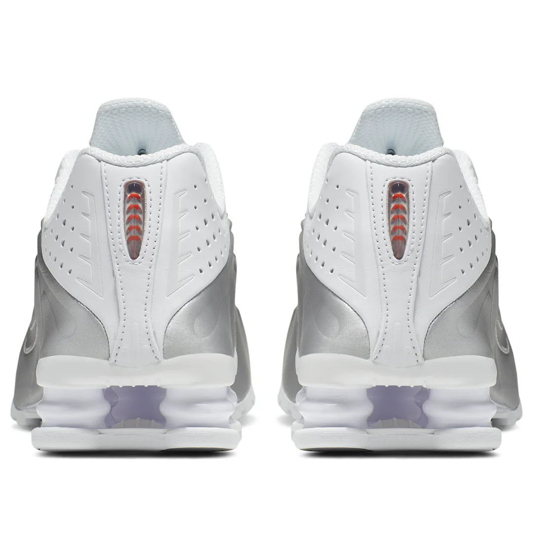 Nike Shox R4 White Silver