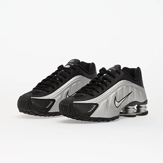 Nike Shox R4 Metallic Silver Black