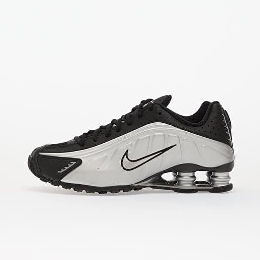 Nike Shox R4 Metallic Silver Black