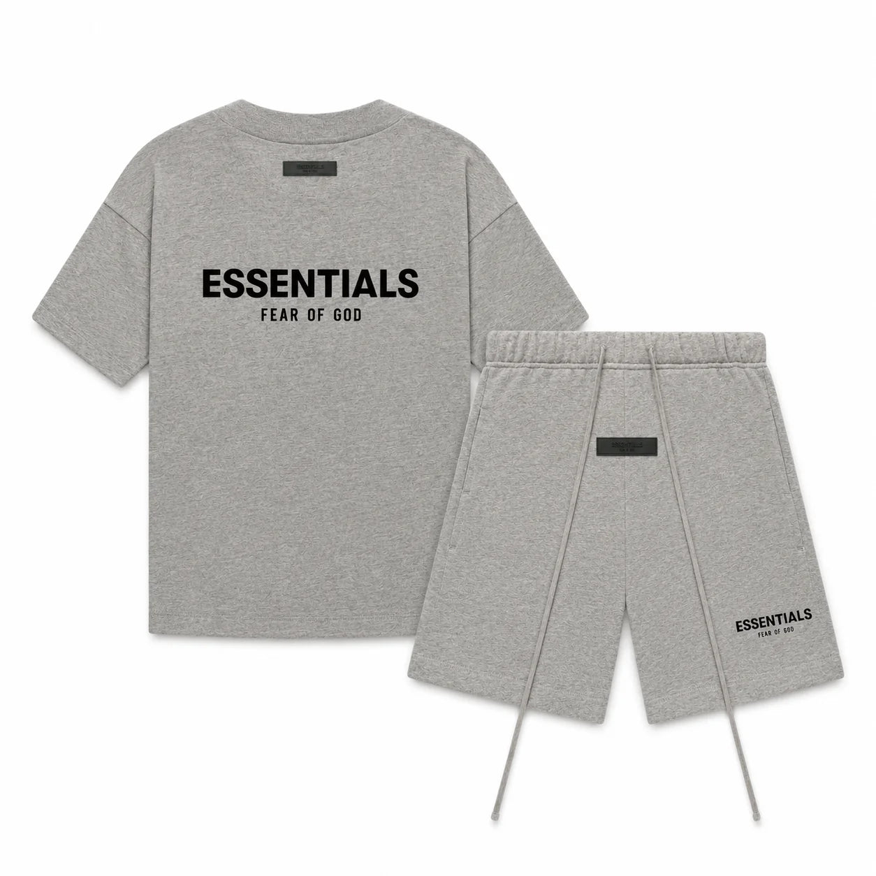 FEAR OF GOD ESSENTIALS DARK OATMEAL SUMMER SET