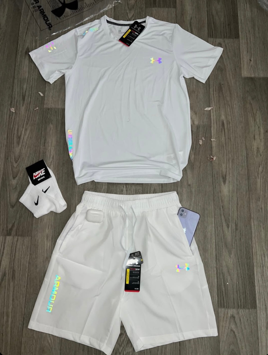 Under Armour Rövidszett Fehér