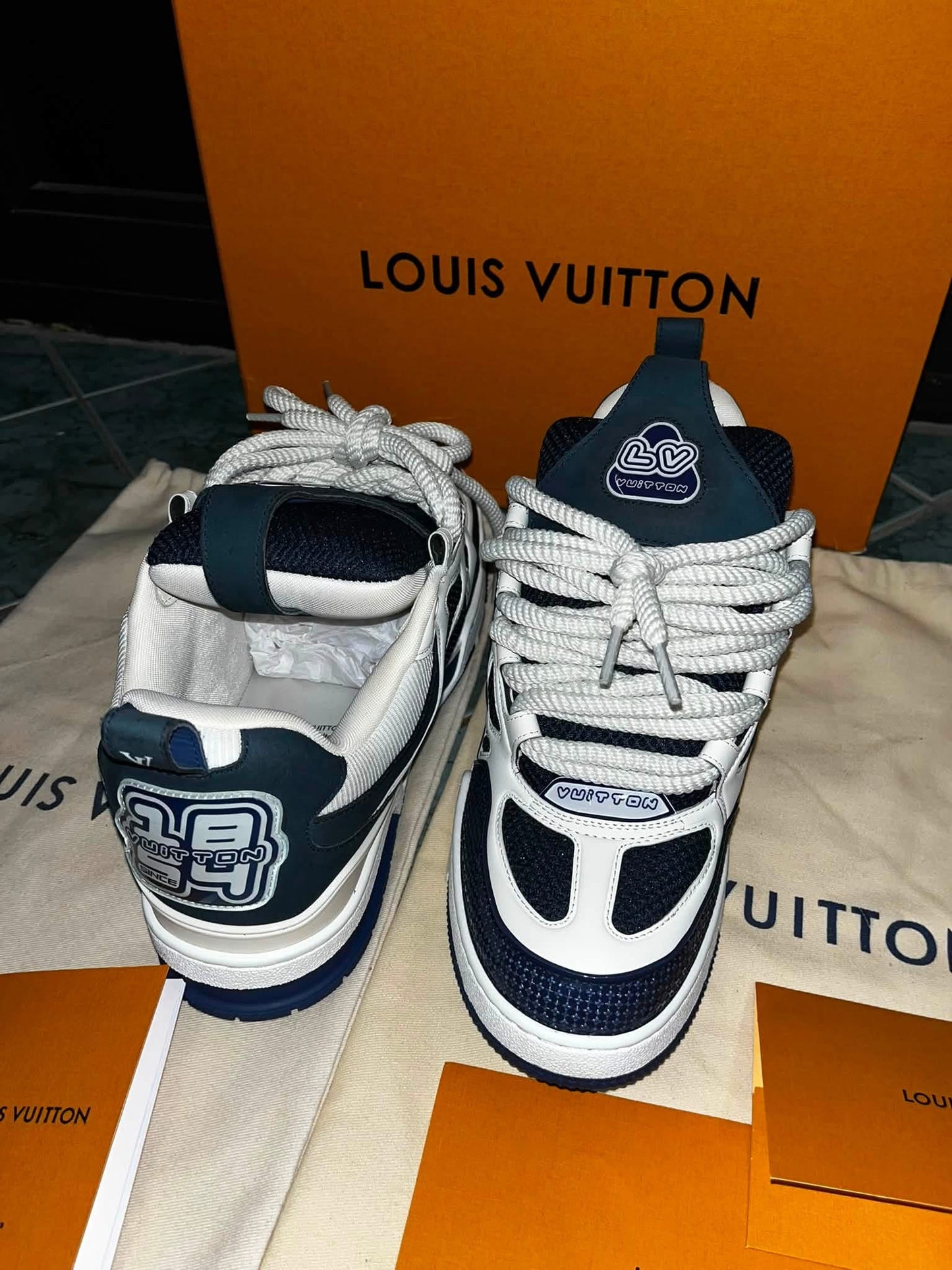 Louis Vuitton Skate Trainer Marine
