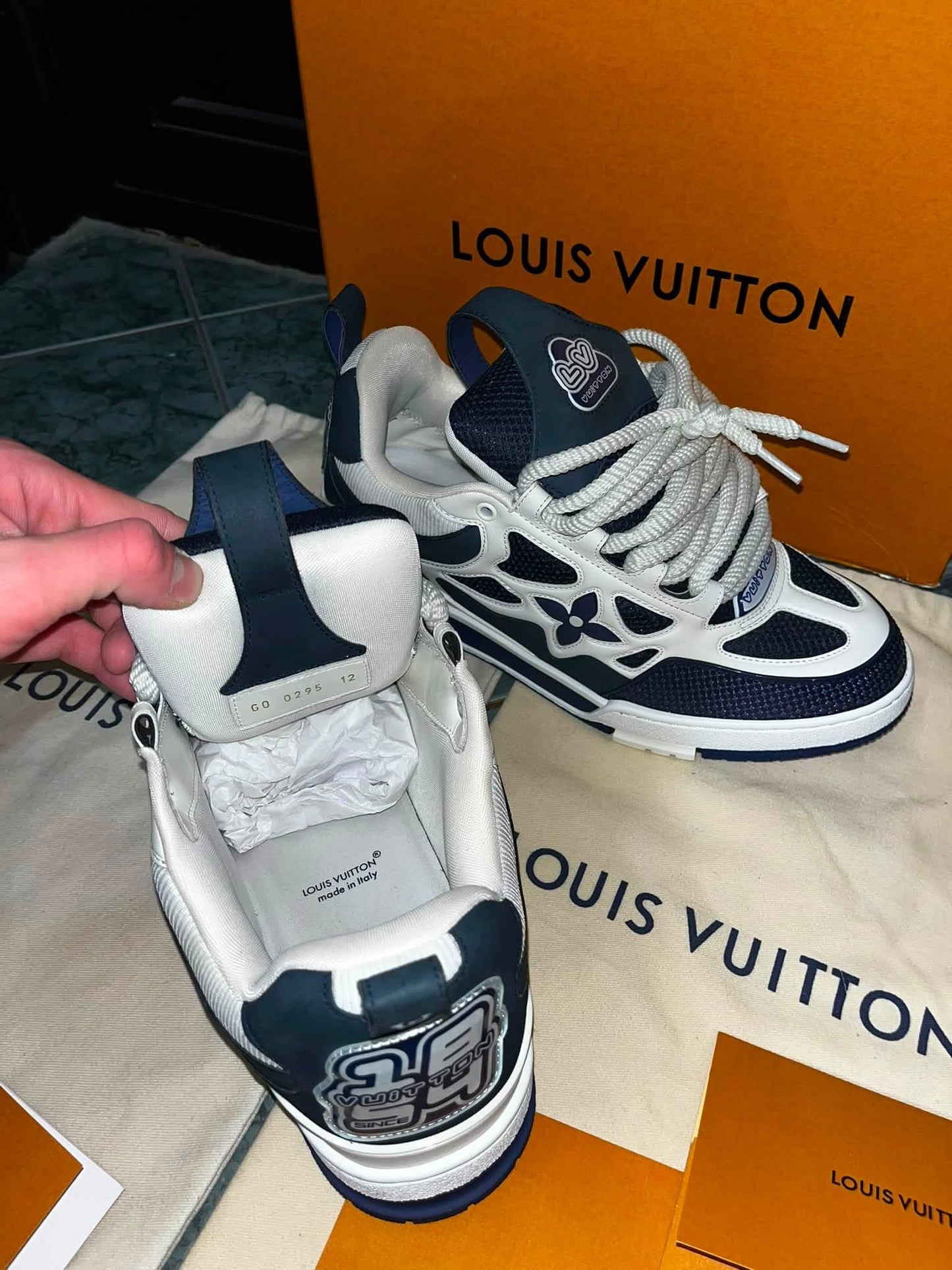 Louis Vuitton Skate Trainer Marine