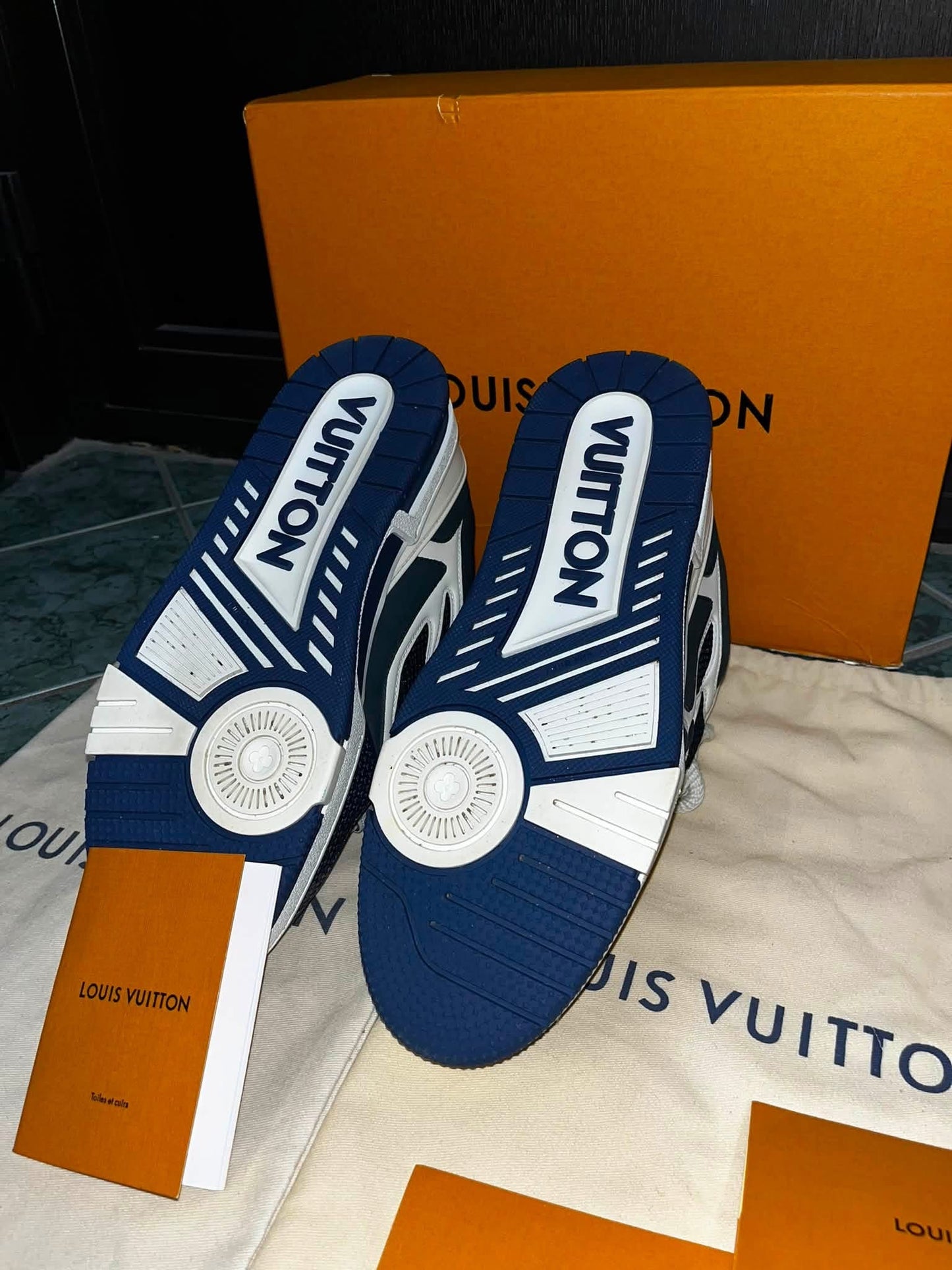Louis Vuitton Skate Trainer Marine
