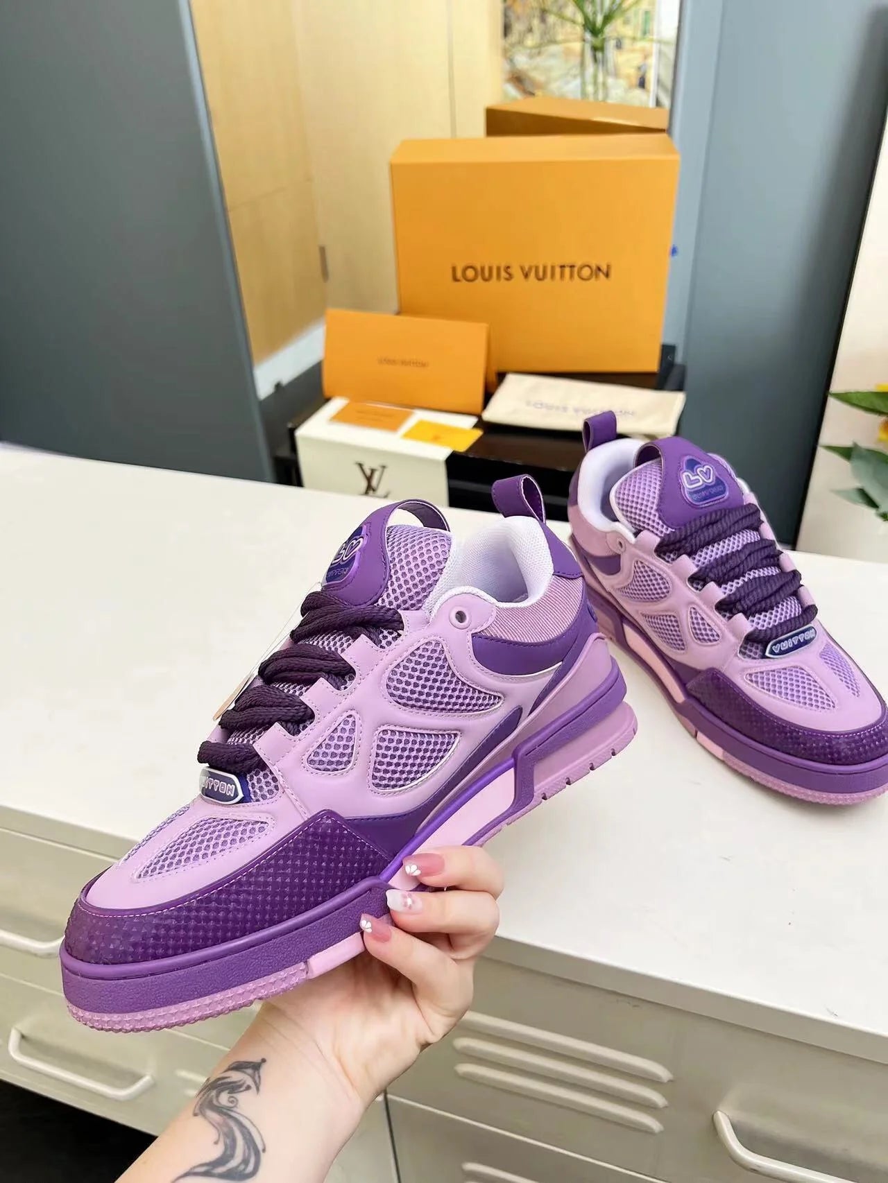 Louis Vuitton Skate-Purple