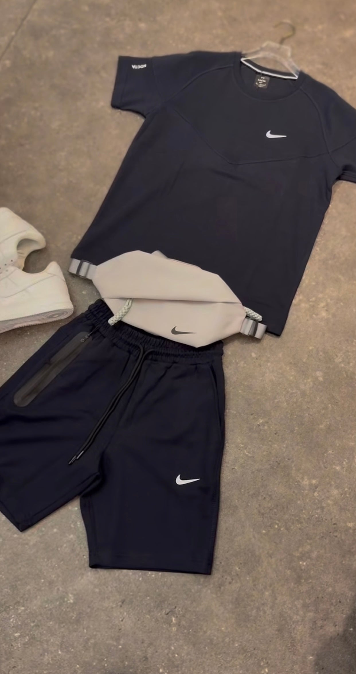 Nike Nocta Rövid Szett Fekete/Fehér