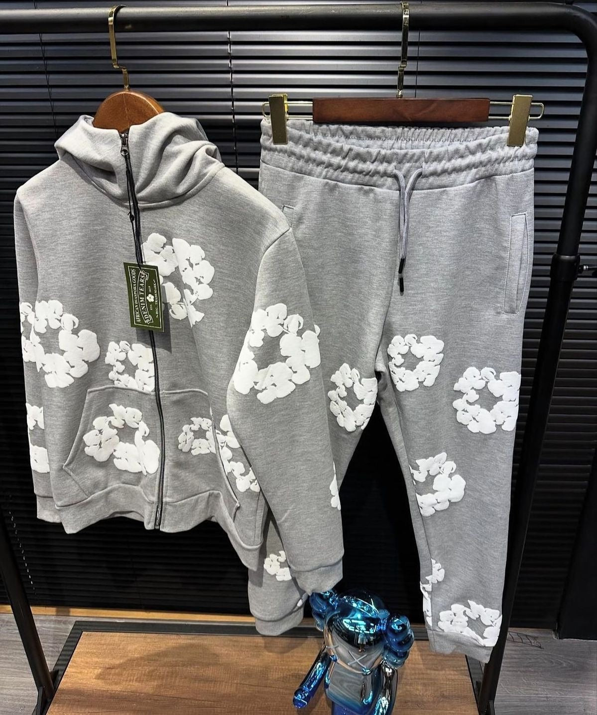 Denim Tears Graues Set