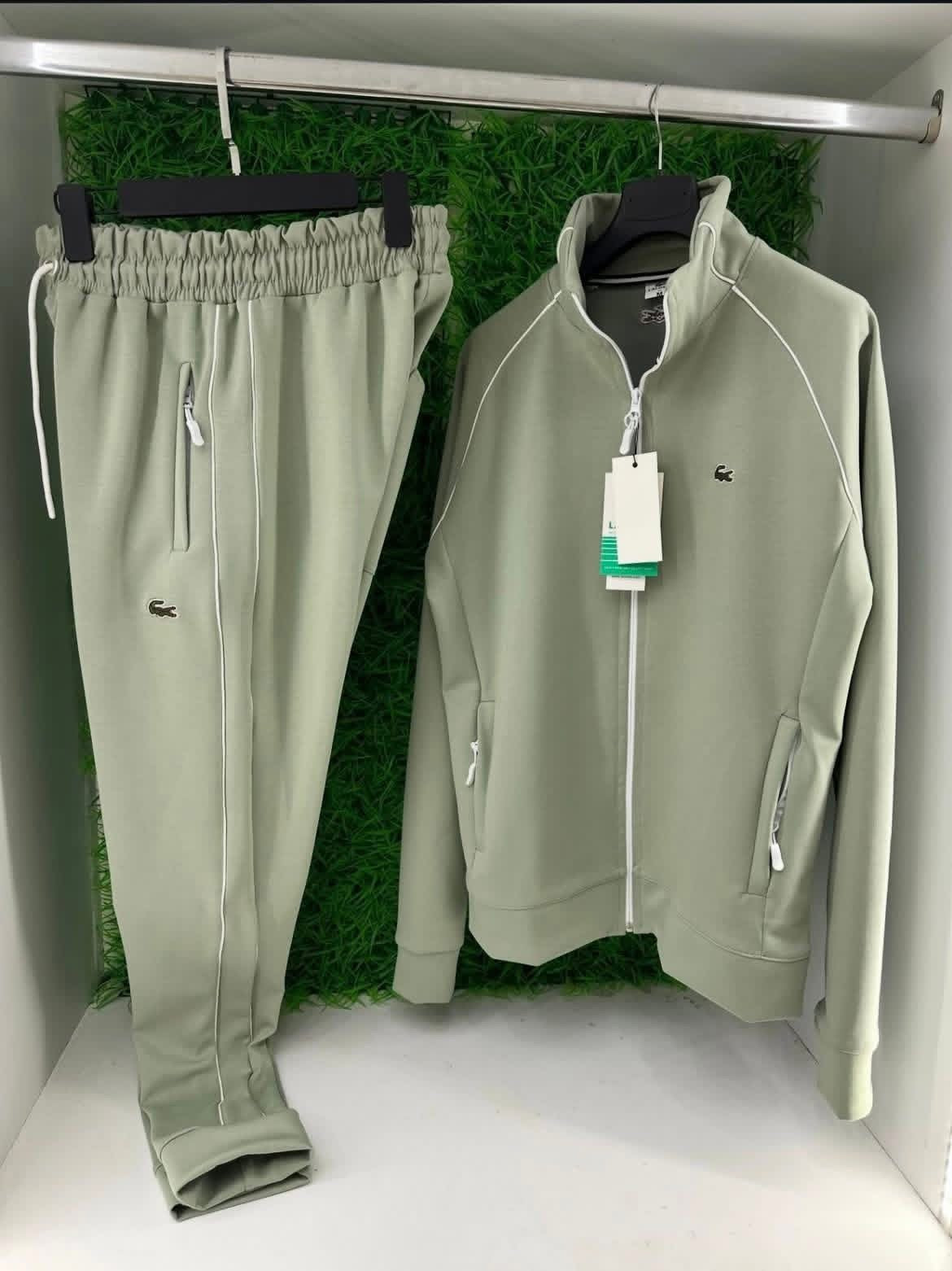 Lacoste Olíva Zöld Melegítő Szett