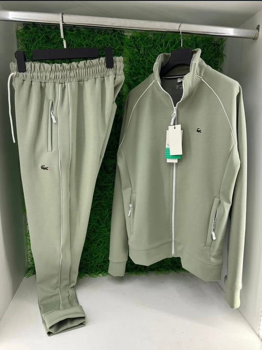 Lacoste Olíva Zöld Melegítő Szett