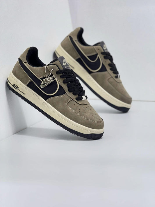 Nike Air Force 1 Kaki-Negru