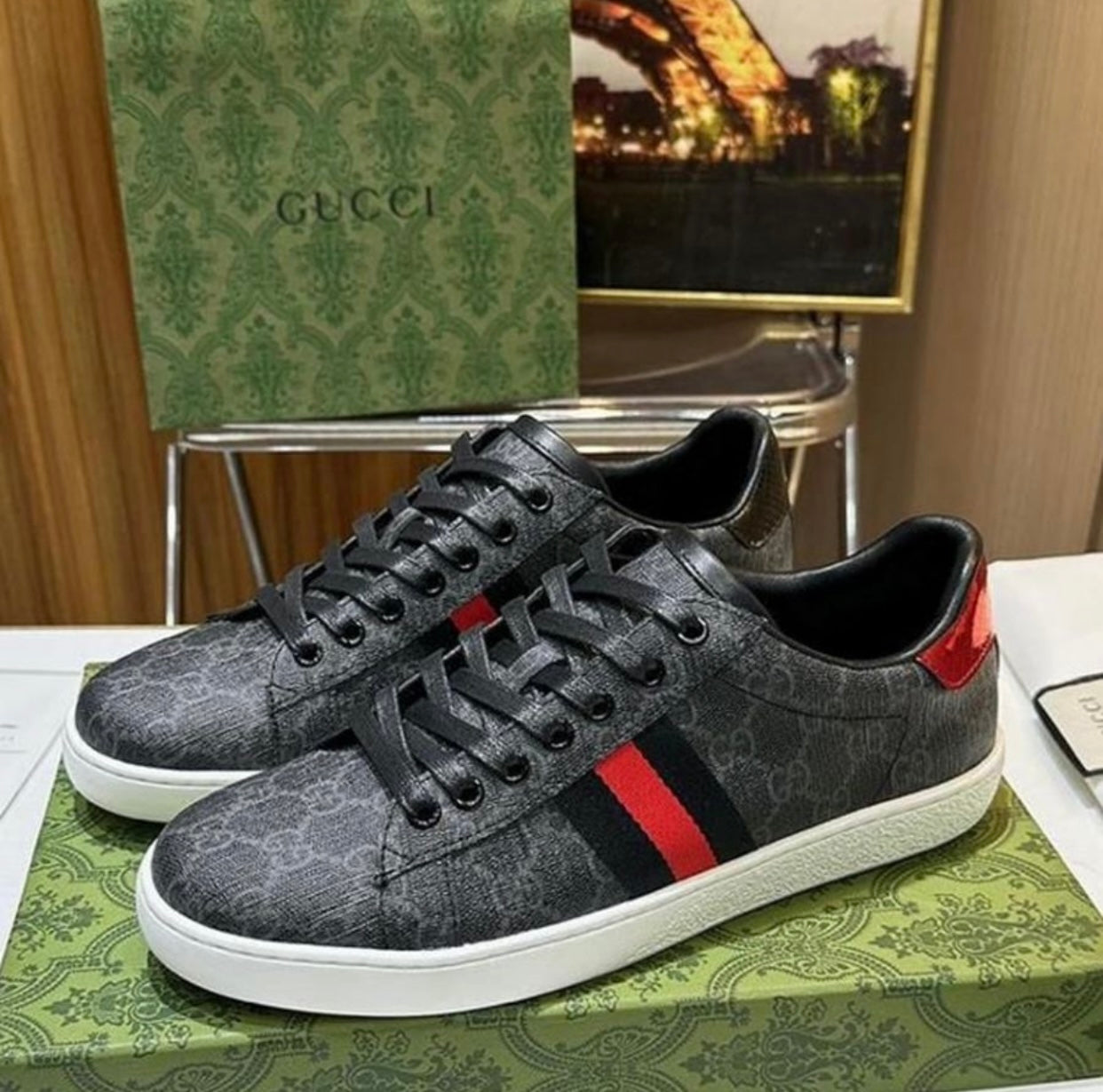 Gucci Ace - GG Black