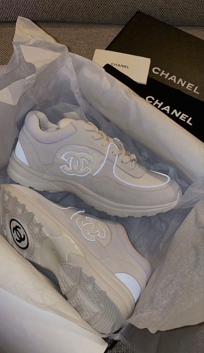 Chanel Low Daim Triple White Reflectiv
