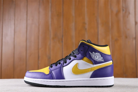 Jordan 1 Mid Lakers