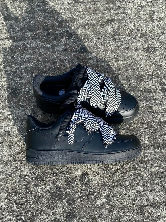 Nike Air Force 1 Black Rope Lanvin Schwarz/Weiß