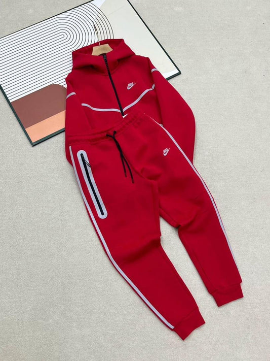 Nike Tech Fleece Szett-Red Reflektiv